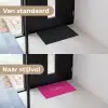 Toedeloe - Roze Deurmat klein -voor-na_NL