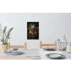 Festoen van vruchten en bloemen - Schilderij van Jan Davidsz. de Heem Muursticker klein -eettafel
