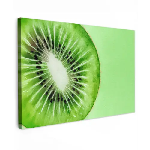 Kiwi - Groen - Fris canvas 2cm klein -z3d