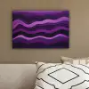 Lijnen - Golven - Paars - Abstract canvas 2cm klein -sfeer3