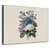Bloemen - Gedetailleerd - Rust - Realistisch Textielframe zwart klein -3d