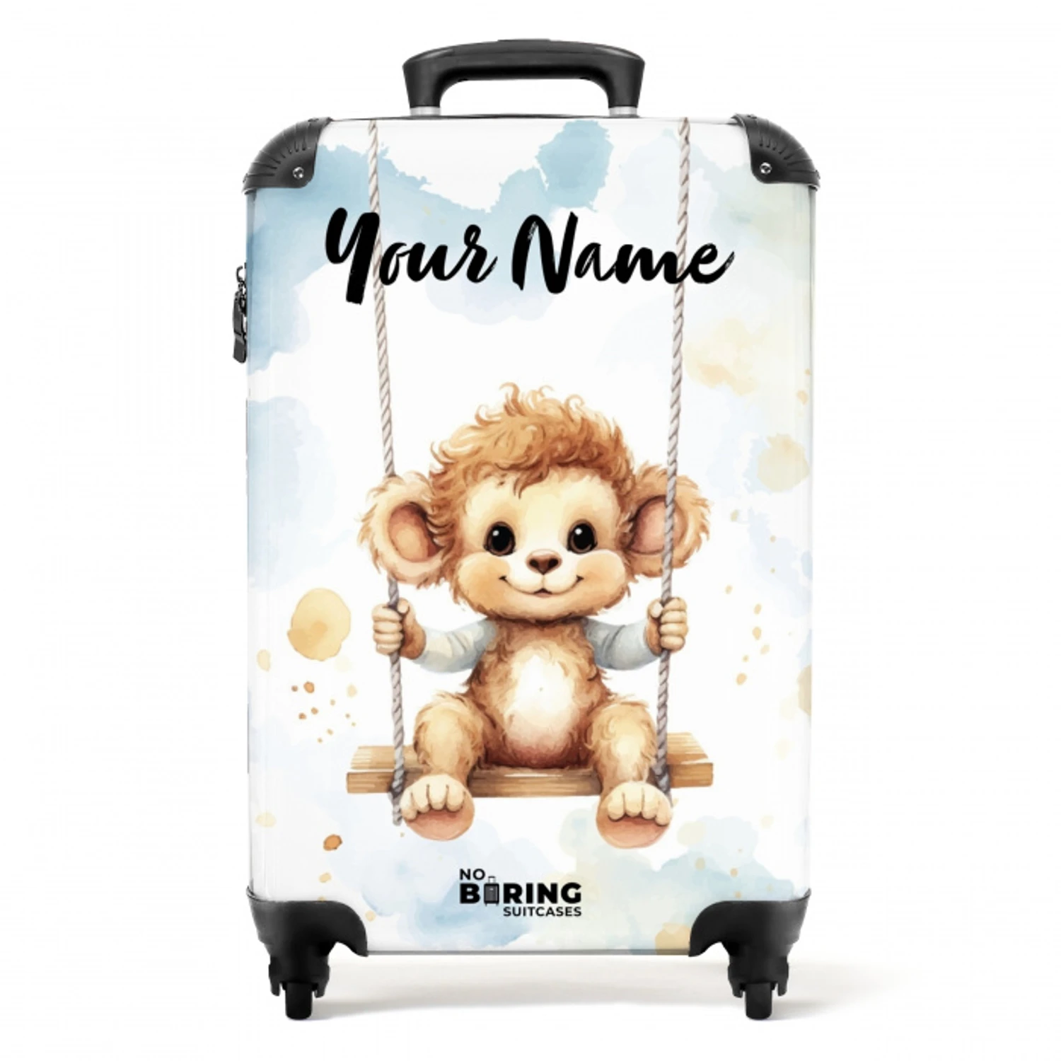 Axel aapje NBS - Handbagage koffer - Kinderen Unisex middel -productfoto_recht