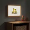 Kikker - Groen - Waterverf - Dieren - Jongen - Meisje Light Box met batterij (Wandlamp kind) middel -sfeer5_kind