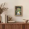 Doorkijk - Bloemen - Natuur - Bloementuin Light Box met kabel (Wandlamp) klein -sfeer2