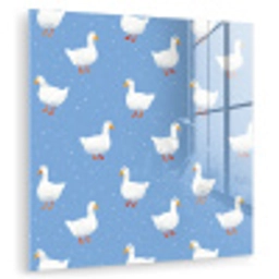 Ganzen - Elegant - Blauw plexiglas 5mm klein 11 -zzzproduct_nieuw
