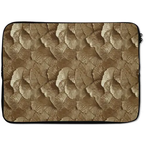 Organisch - Patroon - Bladeren - Goud laptophoes neopreen klein 279 -zkaufland3dotto