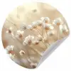 Wilde - Bloemen - Wit Wandcirkel behangsticker klein -3d