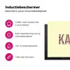 Karma - Luipaardprint - Geel Inductie beschermer vinyl 3mm klein -wsfeer2_website