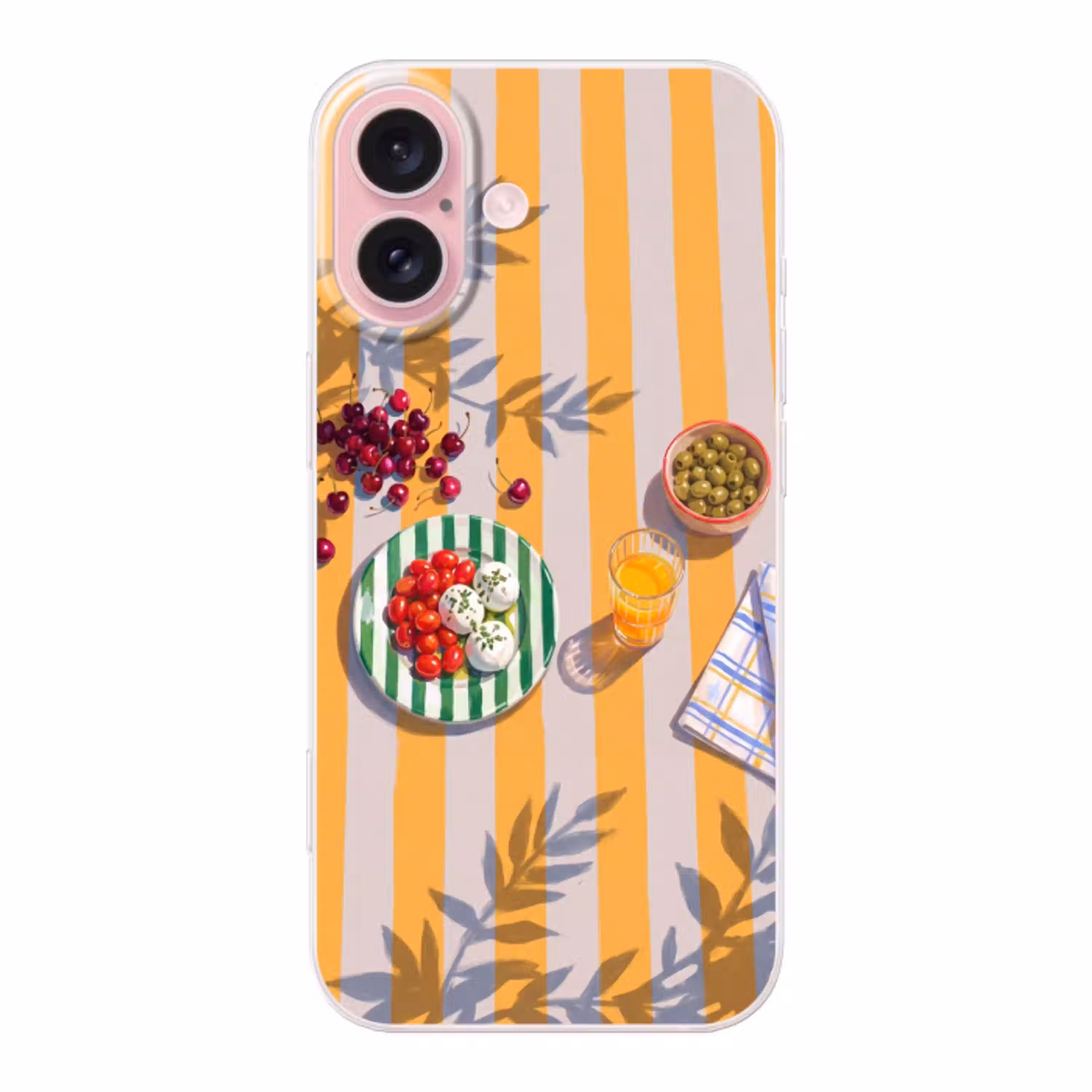 Eten - Zomer - Kleurrijk Apple iPhone 16 klein -3d
