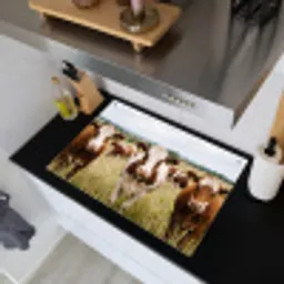 Koeien - Portret - Weide - Boerderij - Nieuwsgierig Inductie beschemer met haakjes klein -sfeer1