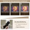 Hertje - Uil - Fantasie - Bos Light Box met batterij (Wandlamp kind) middel -USP_dimbaarNL