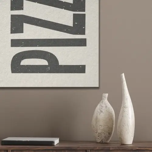 Pizza - Decoratie - Japandi - Vintage PET vilt klein -sfeer6_closeup