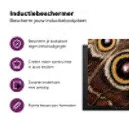Vlinder - Vleugel - Abstract Inductie beschermer vinyl 3mm middel -zzzzzzz-cc-usp