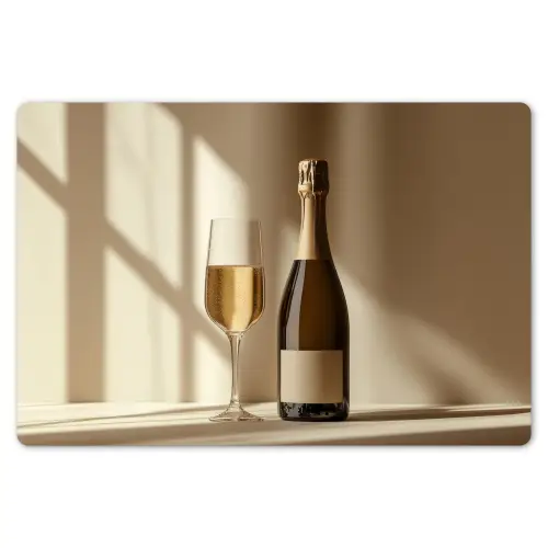 Champagne - Beige - Schaduw - Bubbels Placemat vinyl groot -zzsfeer1_Kitchenyeah-website