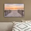 Zonsondergang - Strand - Zand canvas 2cm klein -sfeer3