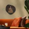 Boeddha - Mantra - Meditatie - Spiritueel - Koper Wandcirkel Organisch Forex 3mm klein -sfeer3