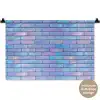 Paars - Blauwe - Muur Wandkleed katoen klein 269 -t3d_DE