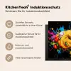 Spaghetti - Graffiti - Verf - Kleurrijk - Eten - Modern Inductie beschermer vinyl 3mm middel -tsfeer2_DE