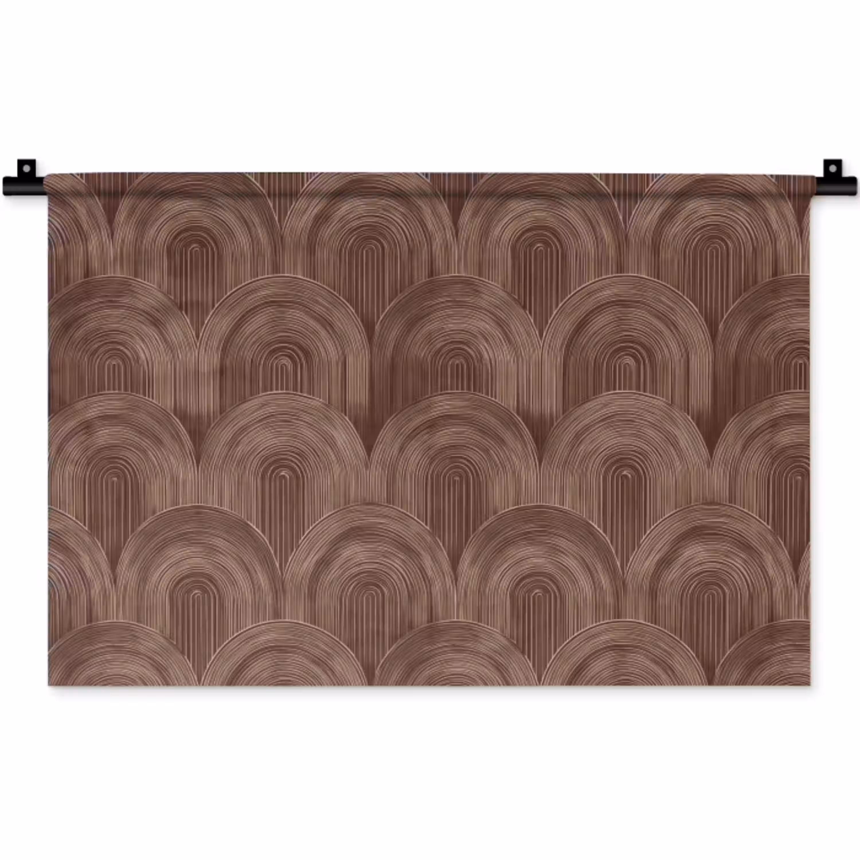 Ritmisch - Effect - Bruin Wandkleed katoen klein 269 -zz3d