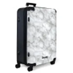 Grijs - Marmer - Klassiek - Aders NBS - Large koffer - Volwassenen Unisex groot -product1