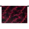 Rood - Onweer - Bliksem - Wolken Wandkleed katoen klein 269 -zz3d