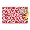 Roze - Rood - Geometrisch - Patroon Placemat vinyl groot 368 -zzzproduct_Kitchenyeah-website