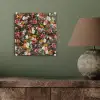 Bloemen - Vlinder - Design - Kunst - Abstract - Schilderij - Oude meesters plexiglas 5mm klein -sfeer3