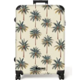 Palmbomen - Tropisch - Groen NBS - Large koffer - Volwassenen Unisex groot -zzzzzzzzkaufland2