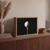 Golfbal - Minimalistisch - Wit Light Box met batterij (Wandlamp) middel -sfeer2