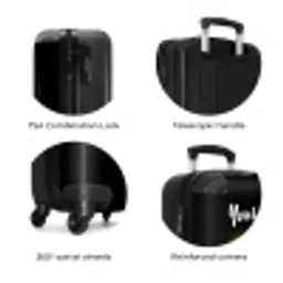 Warning Angry Gamer NBS - Handbagage koffer - Kinderen Unisex middel zzzzzzzbolletjes_ENG
