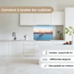Water - Brug - Skyline - Modern keuken achterwand 2 middel -sfeer4_FR