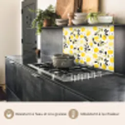 Citroenen - Geel - Wit - Stippen keuken achterwand 2 middel 865 -usp_FR