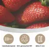 Aardbei - Fruit - Rood Akoestische PET Vilt - Rond klein -closeup_NL