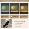 Zon - Bos - Bomen - Natuur - Herfst Light Box met batterij (Wandlamp) middel -USP_lichtkleurNL