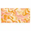 Abstract - Golvend - Oranje Muismat XXL klein -3d_leeg