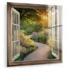 Doorkijk - Bloemen - Natuur - Zon - Pad plexiglas 5mm klein -zzzproduct_nieuw