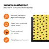Geel - Frambozen - Patroon Inductie beschermer vinyl 3mm klein 276 -zzzzzzz-td-ups