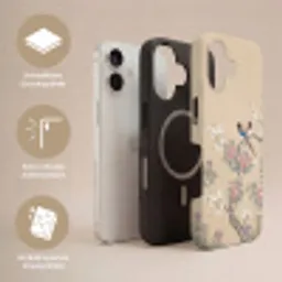Bloemen - Vogels - Bloemen Toughcase MagSafe Apple iPhone 17 klein -USP_Lagen_DE
