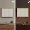 Grijs - Beton - Industrieel Light Box met batterij (Wandlamp) middel 907 -sfeer3
