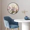 Quote - Bloemen - Schilderachtig Fotolijst rond zonder passe partout klein -sfeer2
