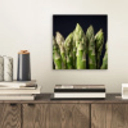 Asperges - Groen - Zwart aluminium wit klein -sfeer1