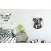 Koala - Bril - Toilet Wandcirkel aluminium klein -kinderkamer