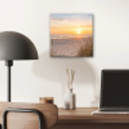 Zonsondergang - Duinen - Zee aluminium wit klein -sfeer5