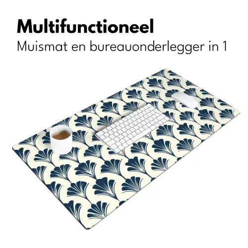 Klassiek - Motief - Blauw Muismat XXL klein 681 -sfeer4