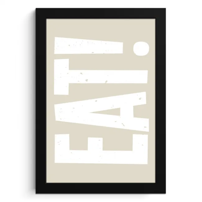 Eten - Decoratie - Beige - Wit KitchenYeah - Keuken - Fotolijst klein -3d