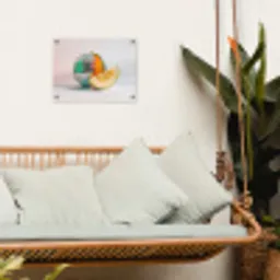 Disco - Discobal - Meloen - Pastel tuinposter los doek klein -sfeer7