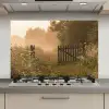 Hek - Natuur - Mist - Veld keuken achterwand spatscherm klein -3d_website