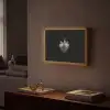 Aardbei - Zaadstructuur - Realistisch Light Box met batterij (Wandlamp) middel -sfeer1