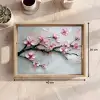 Bloesem - Kunstzinnig - Roze - Sakura Dienblad Rechthoek middel -USP_Formaat
