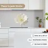 Bloem - Minimalistisch -Wit keuken achterwand 2 middel -sfeer4_DE